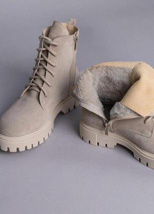 Зимові черевики натуральна замша