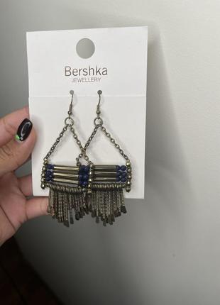 Серьги сережки bershka2 фото