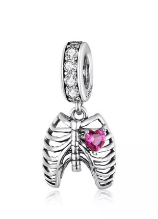 Срібний шарм на браслет