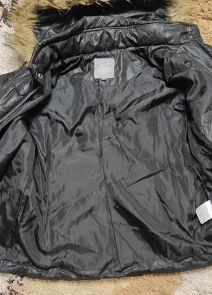Теплая осенняя/демисезонная куртка на синтепоне lindex на 9-10 лет6 фото