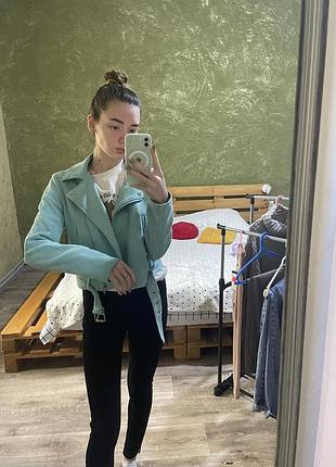 Замшевая косуха