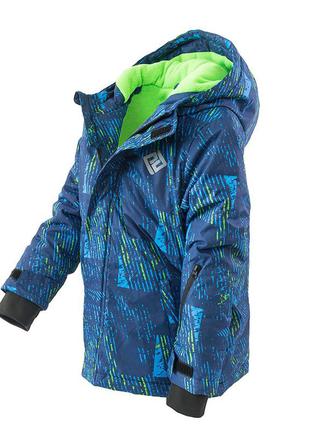 Зимняя куртка джинс на мальчик р.110-116 чехия премиум-качество2 фото