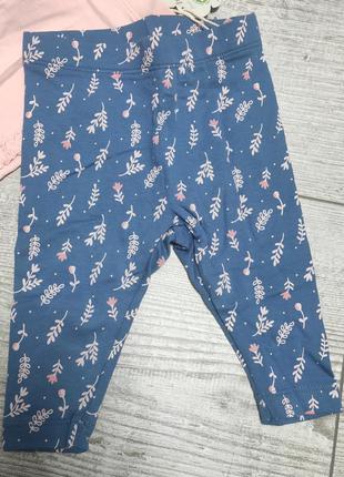 Легінси лосини штани 50/56 см lupilu pure collection4 фото