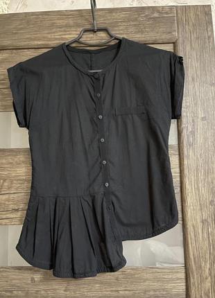 Рубашка, блузка, выглядит оригинально, дорого, 100% коттон, ткань легкая, замеры на фото
