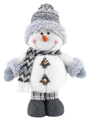 Новогодний снеговик сніговик декоративный 40см2 фото