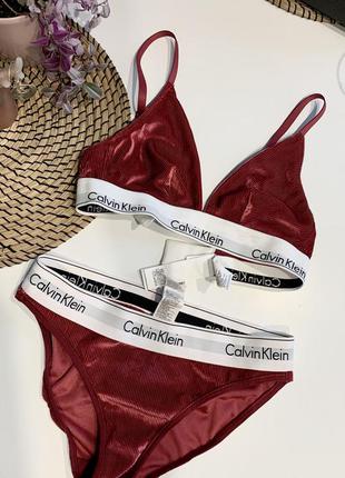 Нижнее белье calvin klein, комплект нижнего белья2 фото