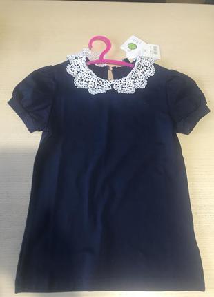 Школьная блузка smil с коротким рукавом