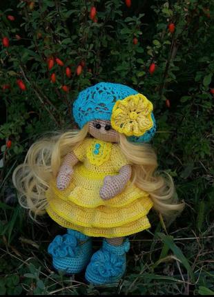 В'язана іграшка лялька амігурумі (amigurumi) ручна робота8 фото