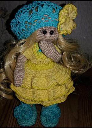 Вязаная игрушка кукла амигуруми (amigurumi) ручная работа3 фото