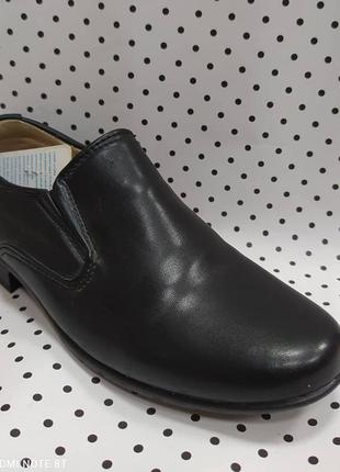 Туфли мокасины мальчик школа 34-38р