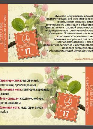 Акцимужская туалетная вода lambre №17 в стиле the one for men від dolce&gabbana объем...