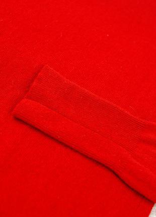 Jigsaw красный шерстяной джемпер с декором на спине, красивая кофта из шерсти и кашемира, свитер5 фото