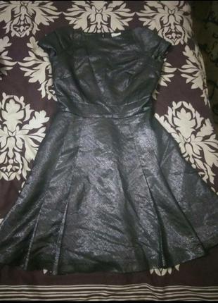 Платье, платье мини,новорическое платье,серебристое платье, платье, платье металлик