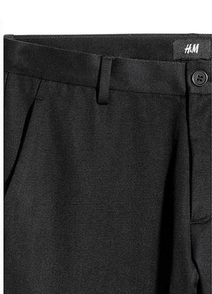 Хлопковый брюки slim fit h&m 04814200033 фото