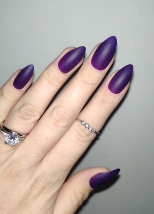 Накладные ногти 24 штуки 💜
