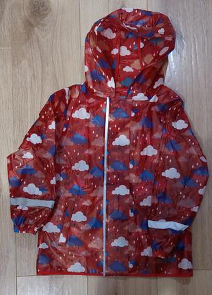 Куртка дождевик lupilu без подкладки (прозрачная) 98-104, 122-128