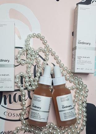 The ordinary - lactic acid 10% + ha пілінг з 10% молочної і гіалуронової кислотою