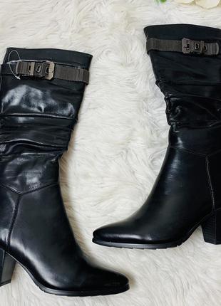 Новые кожаные зимние сапоги распродажа, сапожки зима кожа, зимние ботинки