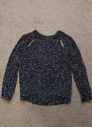 Красивая вискозная блуза трендовой расцветки care label