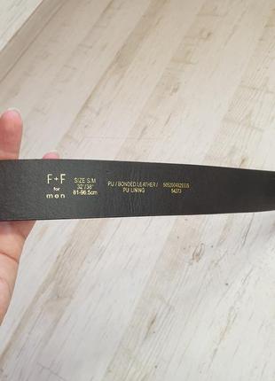 Чоловічий пояс ремінь f&f 3