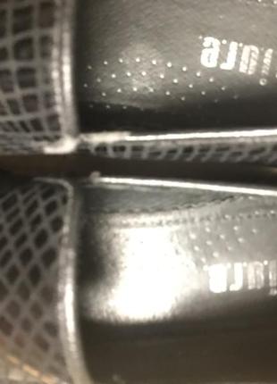 Итальянские кожаные туфли лоферы p.i.u.r.e. 42 (28-10)7 фото