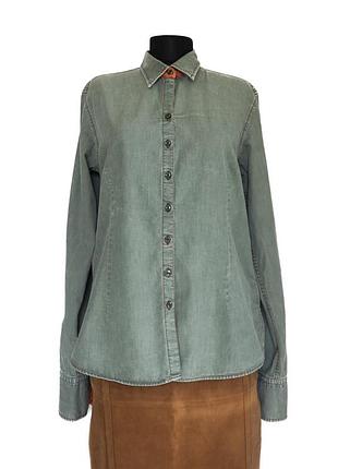 Жіноча зелена сорочка