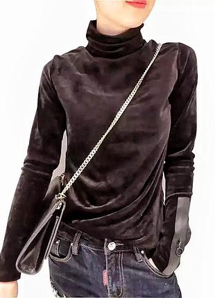 Бархатная водолазка