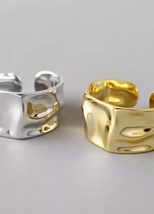 Кольцо колечко серебро золото набор колец