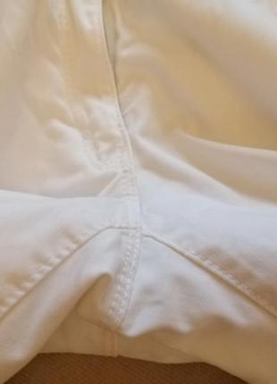 Білі вкорочені завужені брюки h&m5 фото