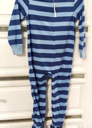 Пижама боди флисовый слип мягкая теплая флисовая 4 и 5 лет