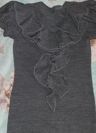 Платье с коротким рукавом