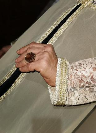 Туника с вышивкой бисером люрекс камни нарядная накидка вечерняя для фотосессии в этно стиле ажурная кружевная кружево шифоновая7 фото