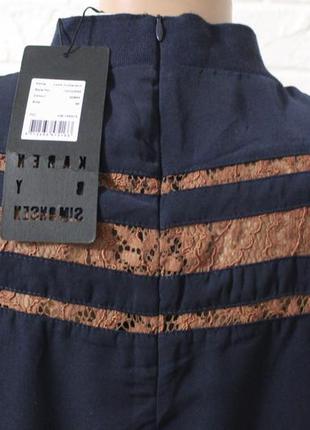Новая блузка с кружевом karen by simonsen размер m5 фото