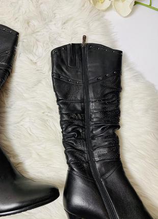 Новые кожаные зимние сапоги распродажа, сапожки зима кожа, зимние ботинки3 фото