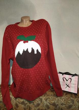 Женский новогодний свитерок р.xxl