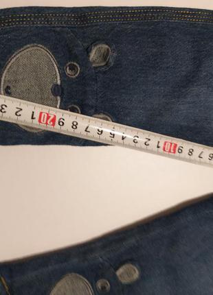 Прикольные джинсы на хб подкладе 12-18м6 фото