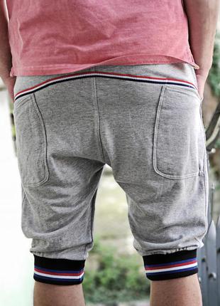 Бриджи спортивные штаны короткие домашние штанишки мужские хлопок moncler р.m
