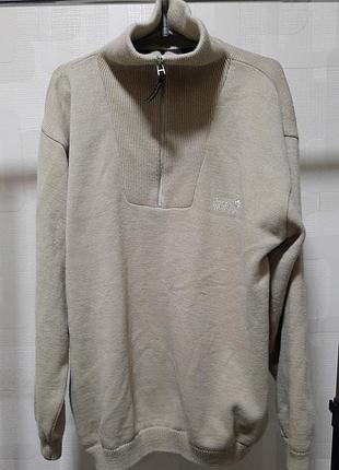 Тёплый свитер с подкладкой jack wolfskin