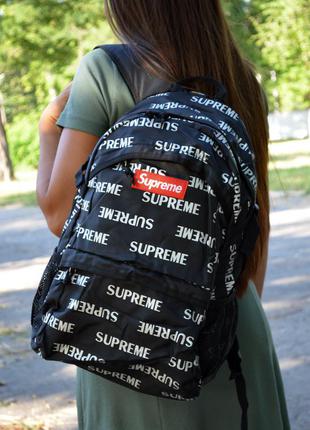 Рюкзак портфель ранец унисекс supreme / сумка унісекс мужская женская чоловічий жіночий суприм10 фото