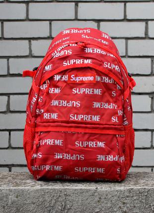 Рюкзак портфель ранець унісекс supreme / сумка унісекс чоловіча жіноча чоловічий жіночий супрім