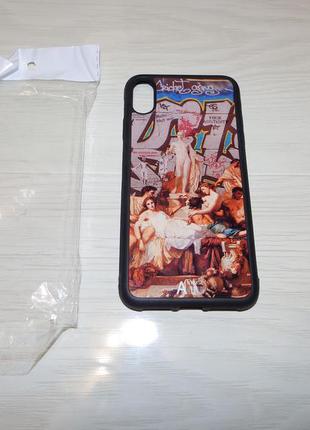 Чехол art case tpu+ glass для iphone xs max2 фото