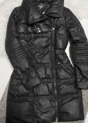 Пуховик напів пальто , справжній пух
