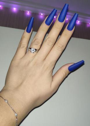 Накладні нігті 24 штуки💙