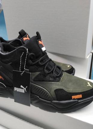 Ботинки/кроссовки натуральная кожа puma
