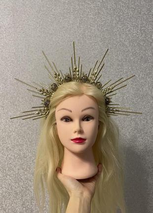 Корона 👑/ободок с лучами/колосками