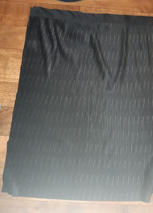 Шматок тканини плісе чорна