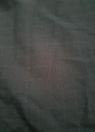 Шматок темно - синьої тканини в клітку4 фото