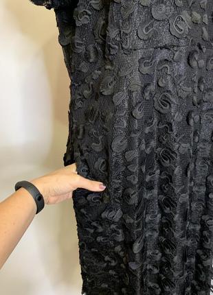 Сукня з фактурного мережива на підкладці4 фото