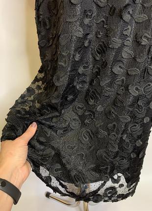 Сукня з фактурного мережива на підкладці7 фото