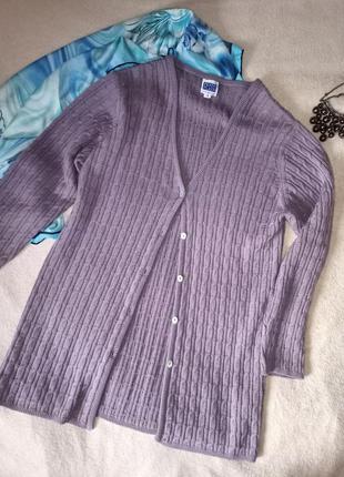 Дуже гарний вовняної кардиган в коси,46-54разм,.penny plain.